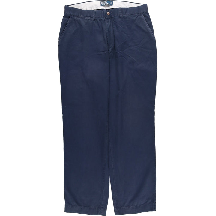 Ralph Lauren POLO by Ralph Lauren Chino Pants Men's W34 equivalent cotton navy blue type Vintage Second Hand