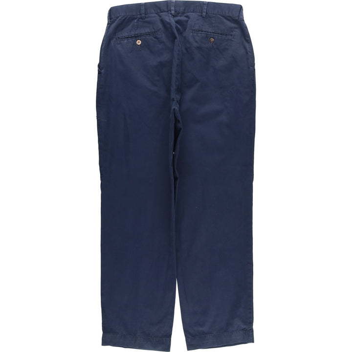 Ralph Lauren POLO by Ralph Lauren Chino Pants Men's W34 equivalent cotton navy blue type Vintage Second Hand