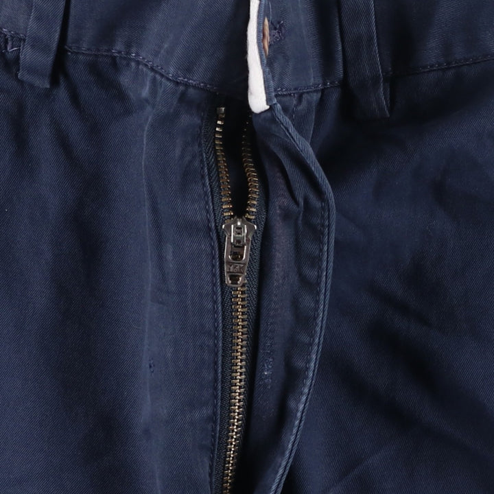 Ralph Lauren POLO by Ralph Lauren Chino Pants Men's W34 equivalent cotton navy blue type Vintage Second Hand