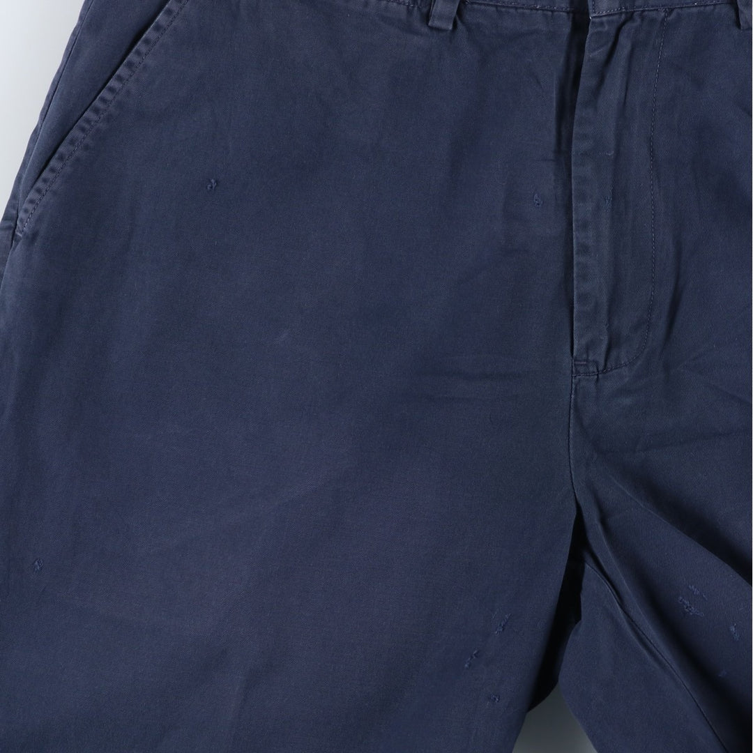 Ralph Lauren POLO by Ralph Lauren Chino Pants Men's W34 equivalent cotton navy blue type Vintage Second Hand