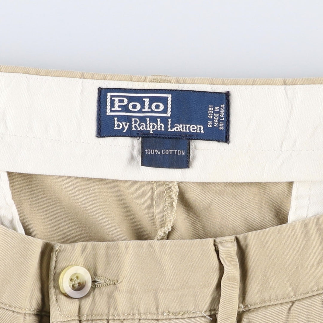 Ralph Lauren POLO by Ralph Lauren Chino Pants Men's W37 cotton Beige type Vintage Second Hand