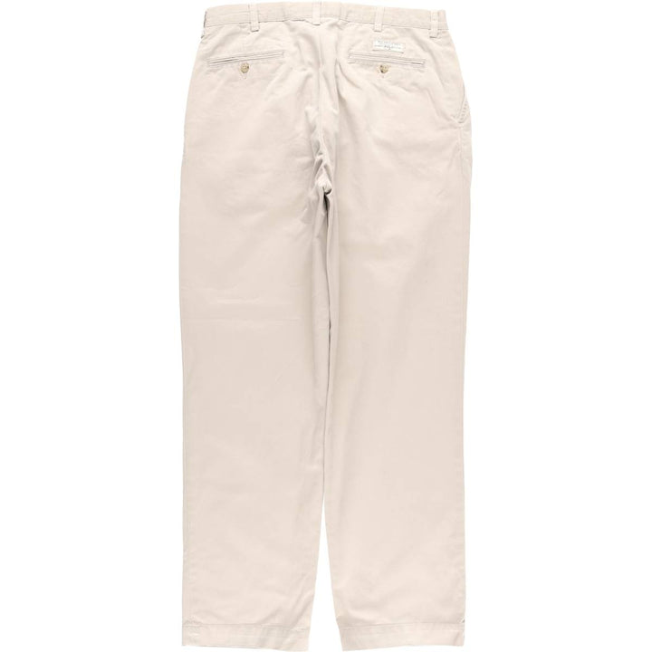 Ralph Lauren POLO by Ralph Lauren REVERSE PLEATED PROSPECT PANT Two-pleat Chino Pants Men's W34 cotton Beige type Vintage Second Hand