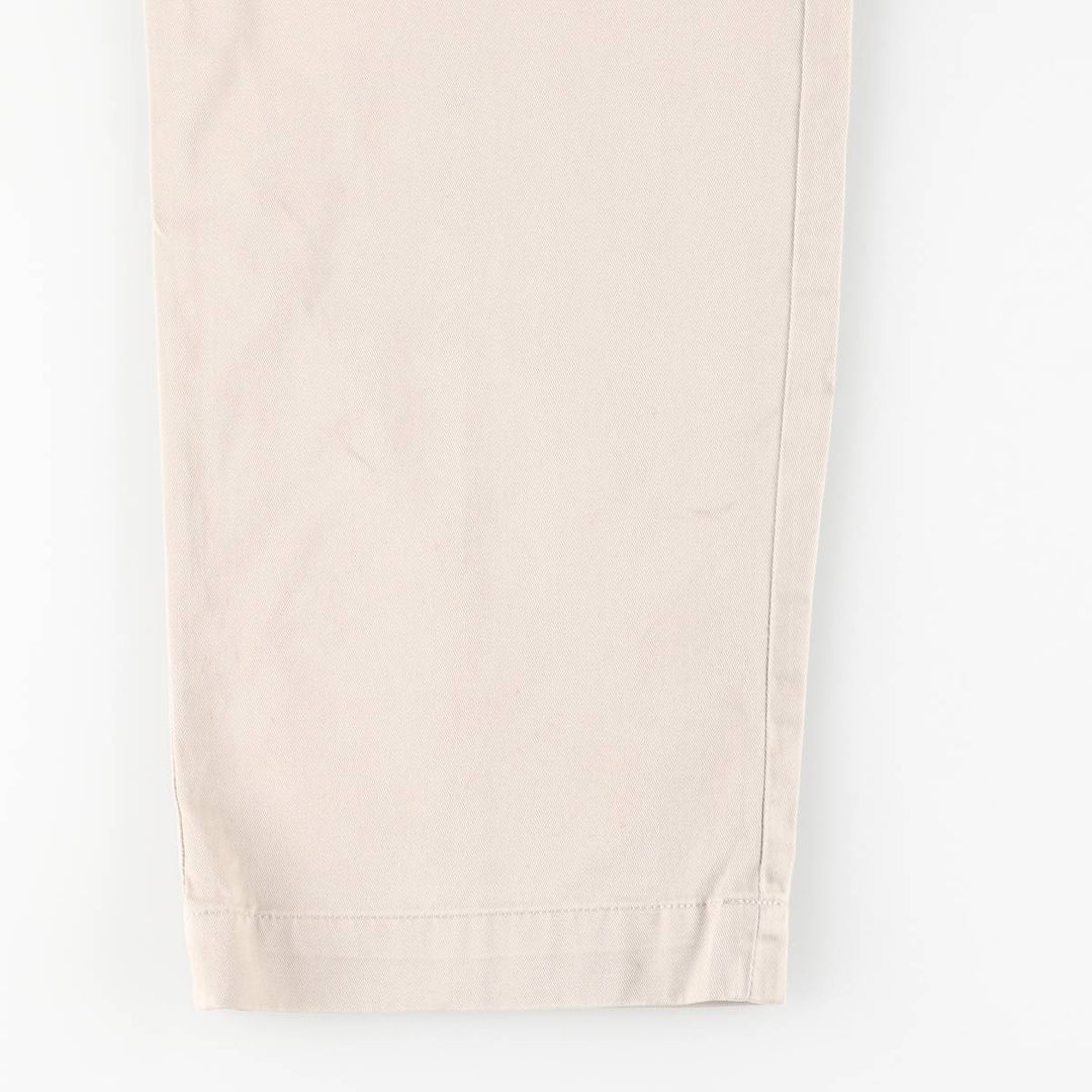 Ralph Lauren POLO by Ralph Lauren REVERSE PLEATED PROSPECT PANT Two-pleat Chino Pants Men's W34 cotton Beige type Vintage Second Hand