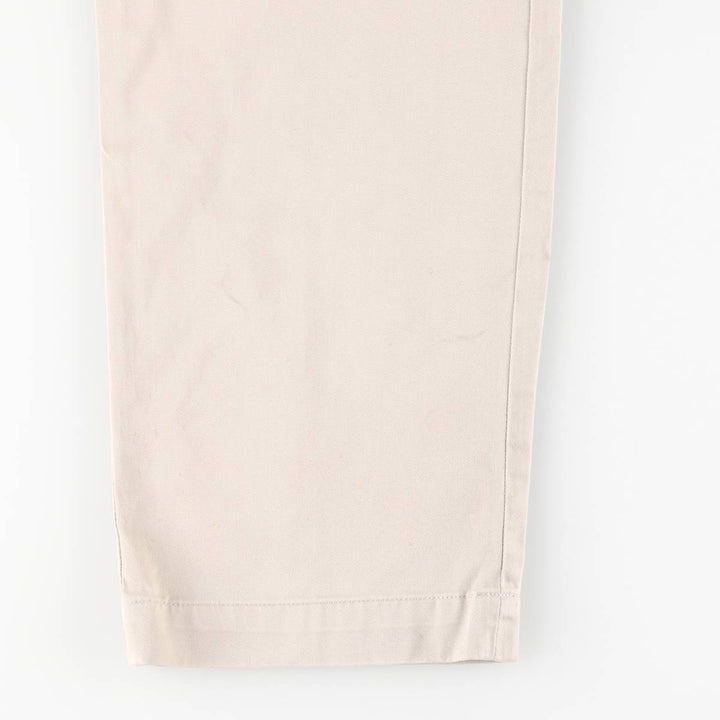 Ralph Lauren POLO by Ralph Lauren REVERSE PLEATED PROSPECT PANT Two-pleat Chino Pants Men's W34 cotton Beige type Vintage Second Hand