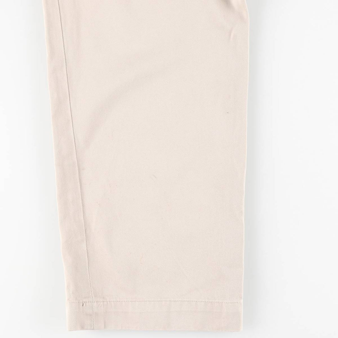 Ralph Lauren POLO by Ralph Lauren REVERSE PLEATED PROSPECT PANT Two-pleat Chino Pants Men's W34 cotton Beige type Vintage Second Hand