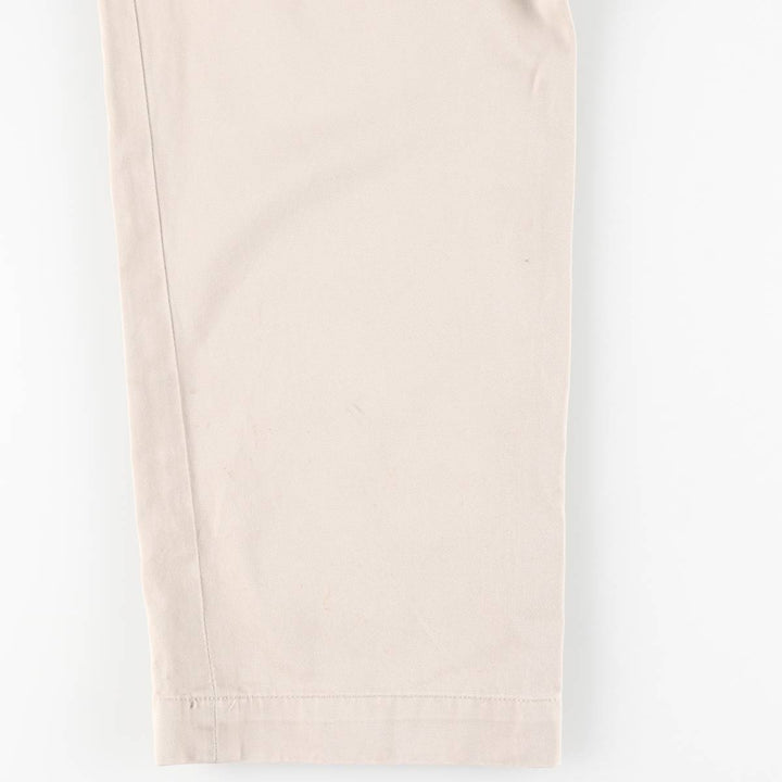 Ralph Lauren POLO by Ralph Lauren REVERSE PLEATED PROSPECT PANT Two-pleat Chino Pants Men's W34 cotton Beige type Vintage Second Hand