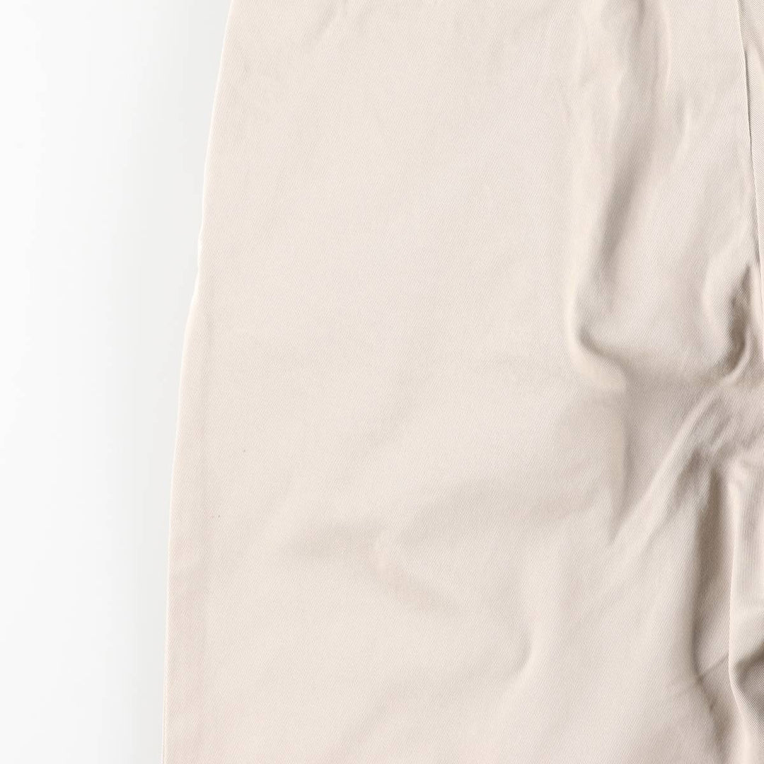 Ralph Lauren POLO by Ralph Lauren REVERSE PLEATED PROSPECT PANT Two-pleat Chino Pants Men's W34 cotton Beige type Vintage Second Hand