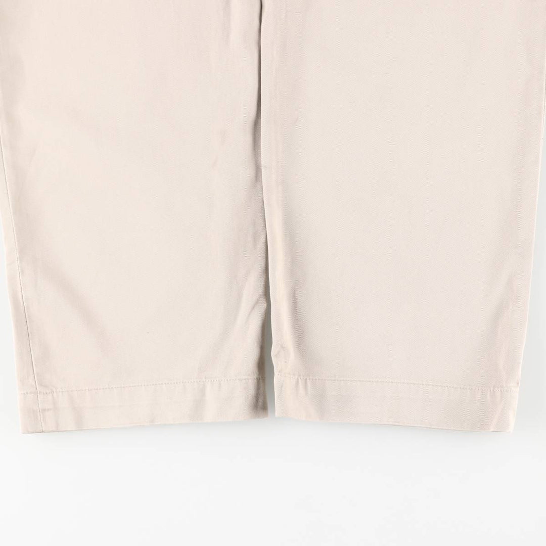 Ralph Lauren POLO by Ralph Lauren REVERSE PLEATED PROSPECT PANT Two-pleat Chino Pants Men's W34 cotton Beige type Vintage Second Hand