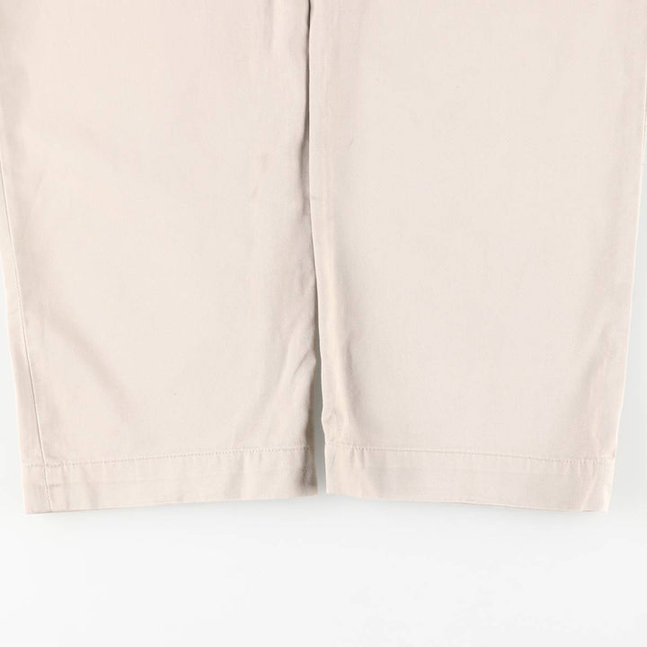 Ralph Lauren POLO by Ralph Lauren REVERSE PLEATED PROSPECT PANT Two-pleat Chino Pants Men's W34 cotton Beige type Vintage Second Hand