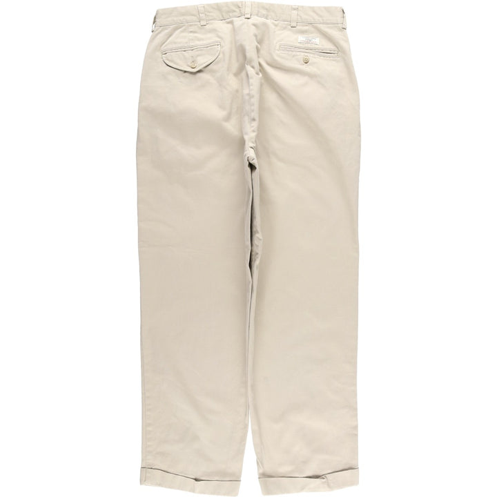 Ralph Lauren POLO by Ralph Lauren HAMMOND PANT Chino Pants, Men's W35 equivalent. cotton Beige type Vintage Second Hand