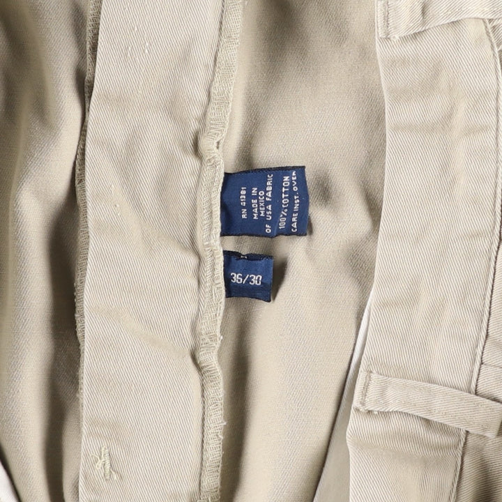 Ralph Lauren POLO by Ralph Lauren HAMMOND PANT Chino Pants, Men's W35 equivalent. cotton Beige type Vintage Second Hand