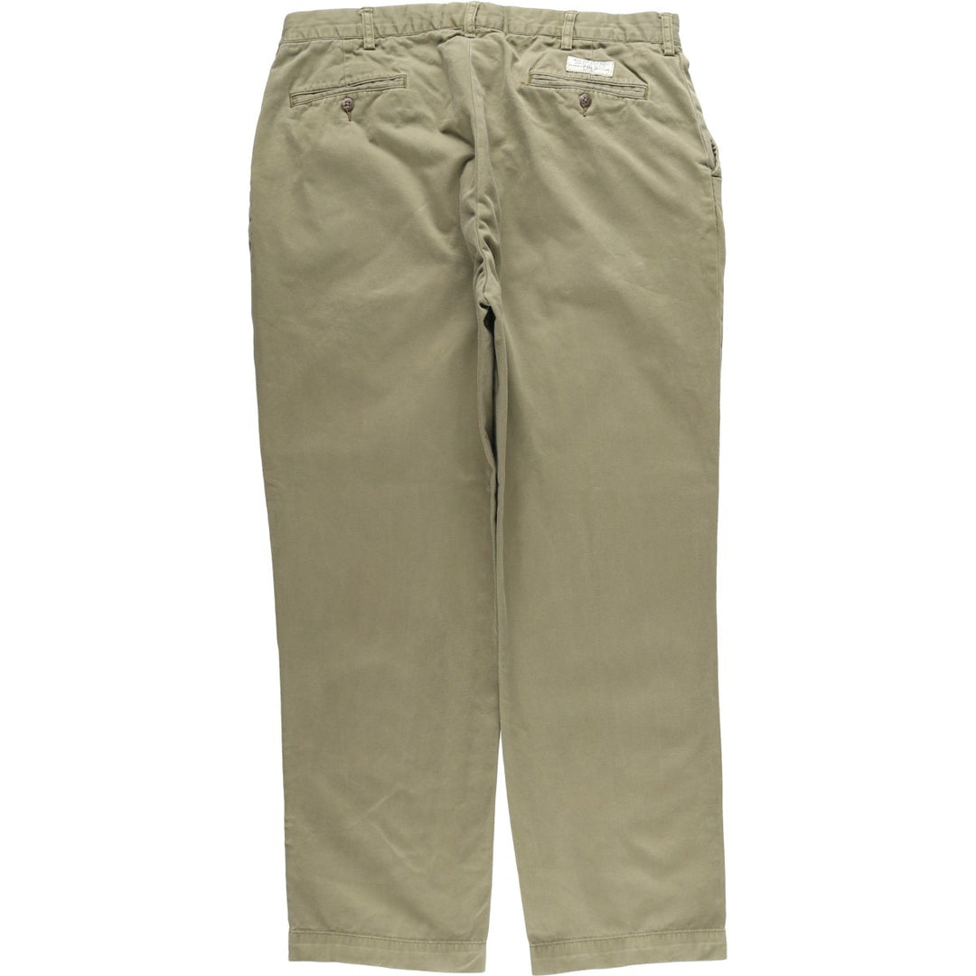 Ralph Lauren POLO by Ralph Lauren PROSPECT PANT chino pants, men's size W37 cotton Khaki type Vintage Second Hand