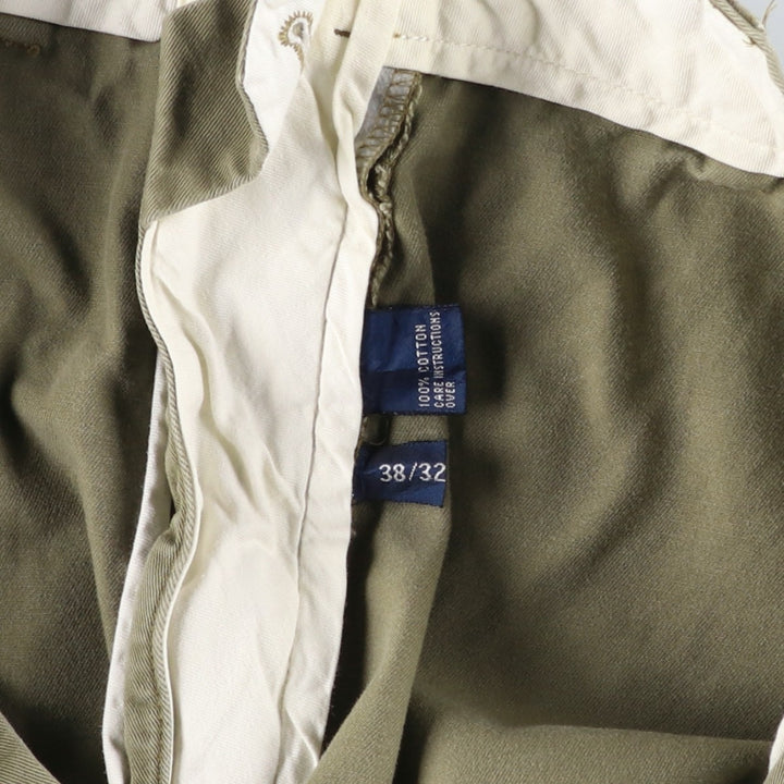 Ralph Lauren POLO by Ralph Lauren PROSPECT PANT chino pants, men's size W37 cotton Khaki type Vintage Second Hand