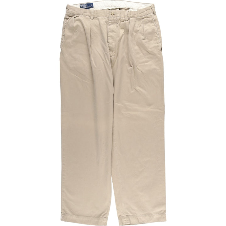 Ralph Lauren POLO by Ralph Lauren ANDREW PANT Chino Pants, Men's W34 (approx.) cotton Beige type Vintage Second Hand