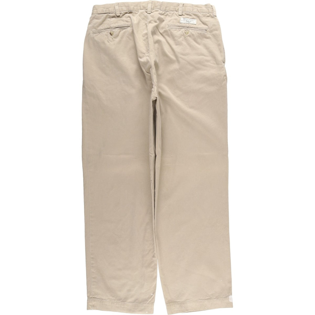 Ralph Lauren POLO by Ralph Lauren ANDREW PANT Chino Pants, Men's W34 (approx.) cotton Beige type Vintage Second Hand