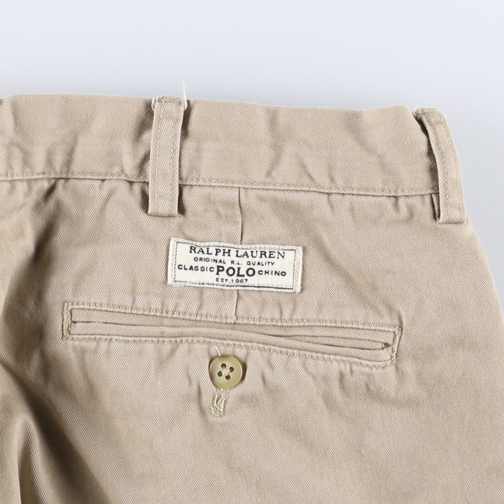 Ralph Lauren POLO by Ralph Lauren ANDREW PANT Chino Pants, Men's W34 (approx.) cotton Beige type Vintage Second Hand
