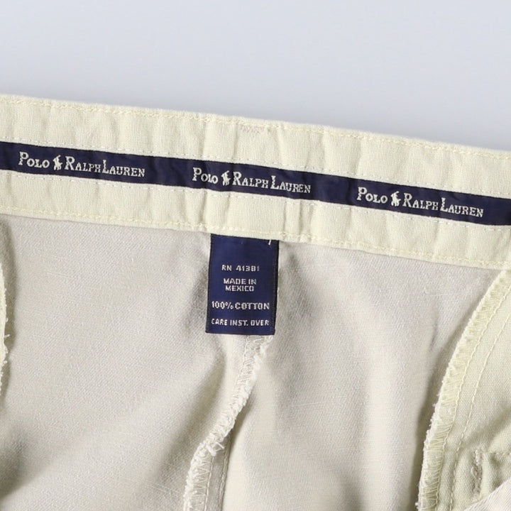 Ralph Lauren Polo Ralph Lauren Chino Pants, Men's Size W35 (approx.) cotton Beige type Vintage Second Hand