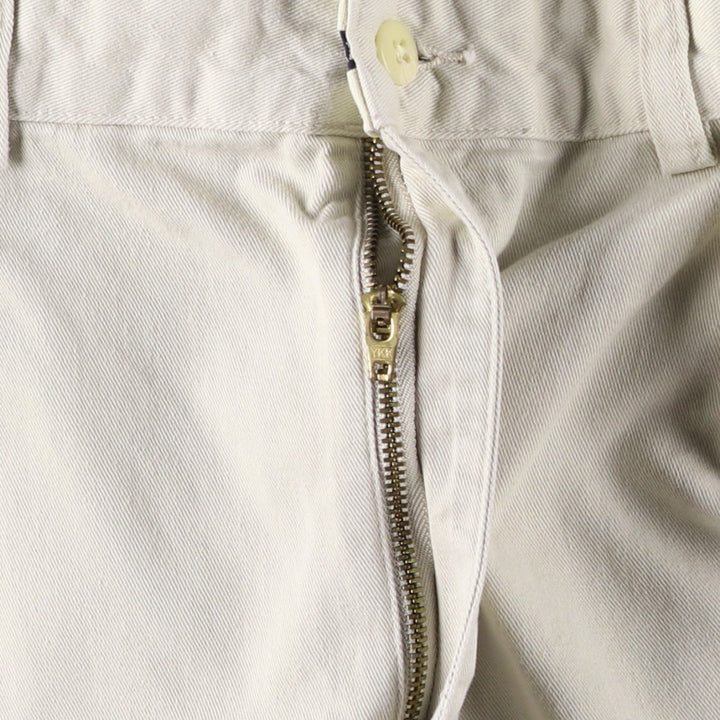 Ralph Lauren Polo Ralph Lauren Chino Pants, Men's Size W35 (approx.) cotton Beige type Vintage Second Hand