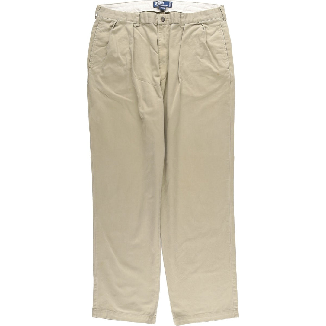 Ralph Lauren POLO by Ralph Lauren ANDREW PANT Chino Pants, Men's W37 (approx.) cotton Beige type Vintage Second Hand