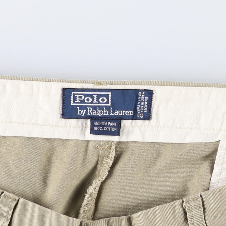 Ralph Lauren POLO by Ralph Lauren ANDREW PANT Chino Pants, Men's W37 (approx.) cotton Beige type Vintage Second Hand