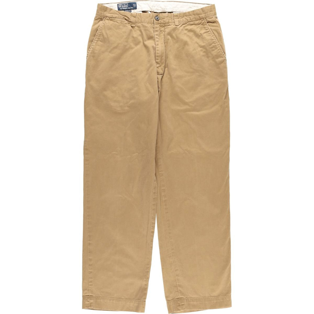 Ralph Lauren POLO by Ralph Lauren PROSPECT PANT chino pants, men's size W33 cotton brown type Vintage Second Hand
