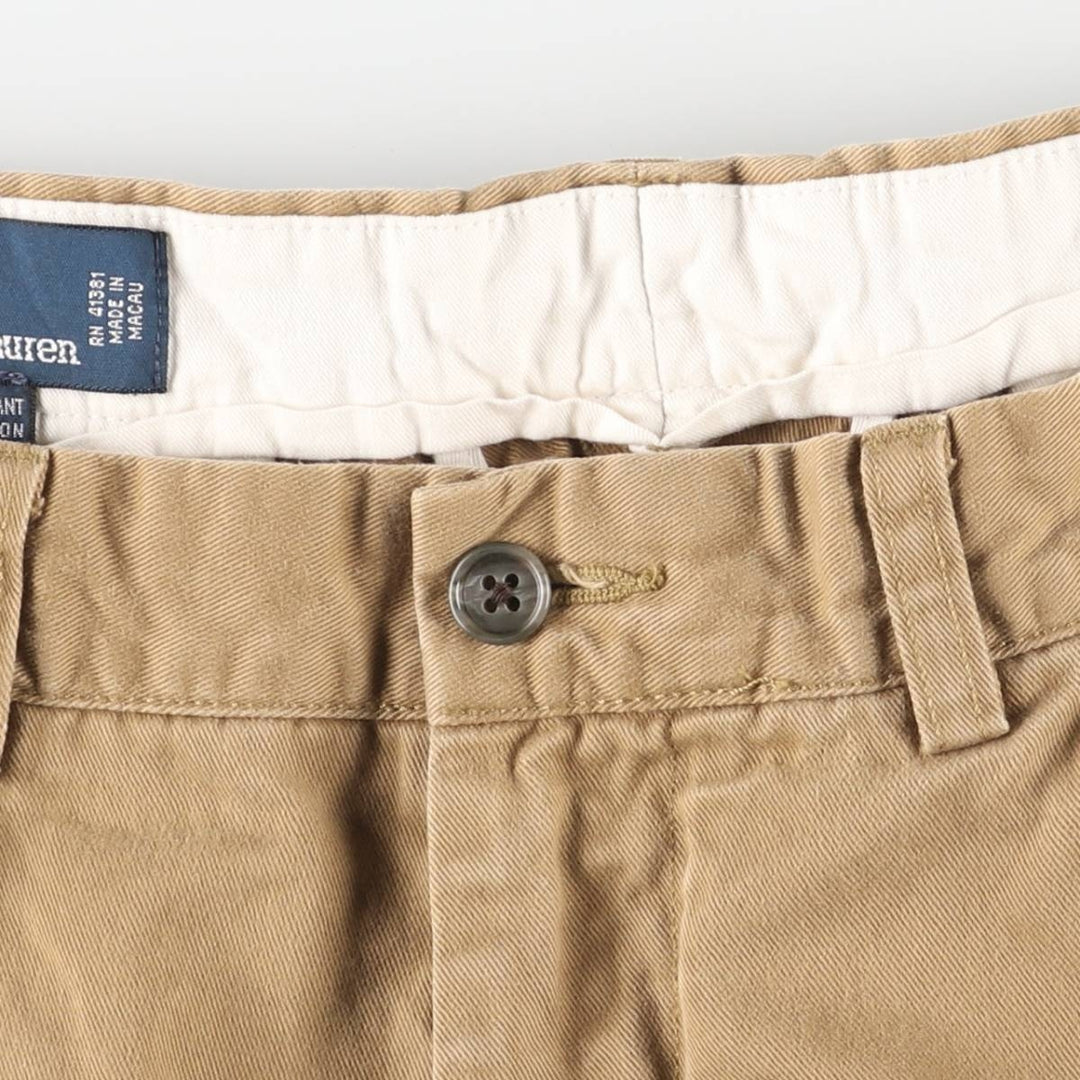 Ralph Lauren POLO by Ralph Lauren PROSPECT PANT chino pants, men's size W33 cotton brown type Vintage Second Hand