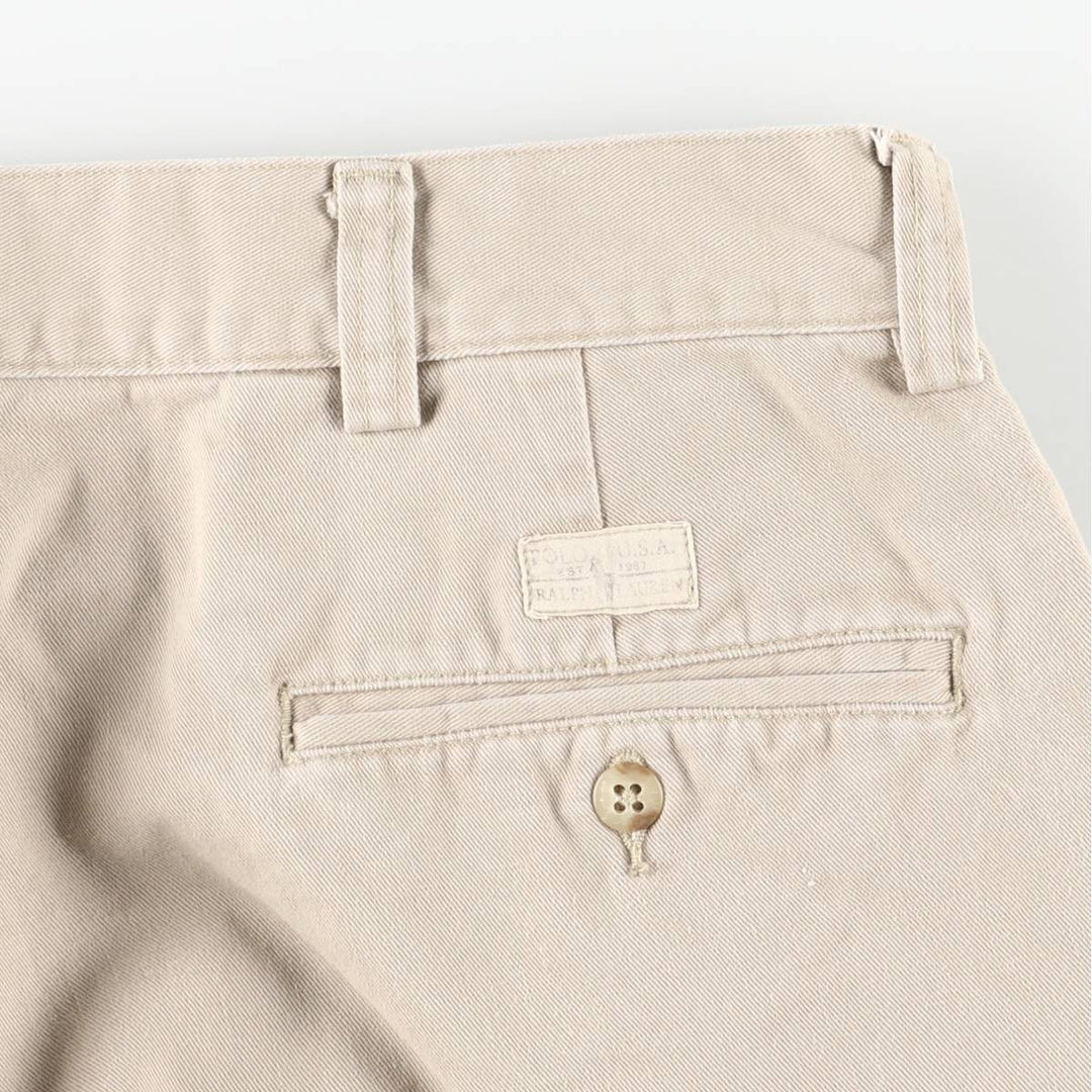 Ralph Lauren POLO by Ralph Lauren Chino Pants Men's W36 cotton Beige type Vintage Second Hand