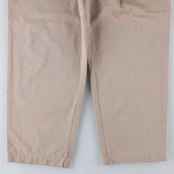 Ralph Lauren POLO by Ralph Lauren Two-pleat Chino Pants for Men, W35 cotton Beige type Vintage Second Hand