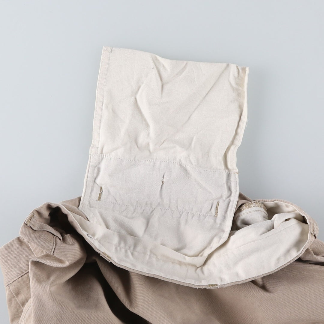 Ralph Lauren POLO by Ralph Lauren Two-pleat Chino Pants for Men, W35 cotton Beige type Vintage Second Hand