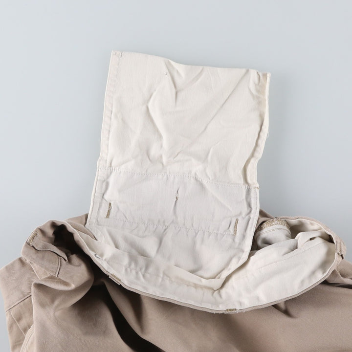 Ralph Lauren POLO by Ralph Lauren Two-pleat Chino Pants for Men, W35 cotton Beige type Vintage Second Hand