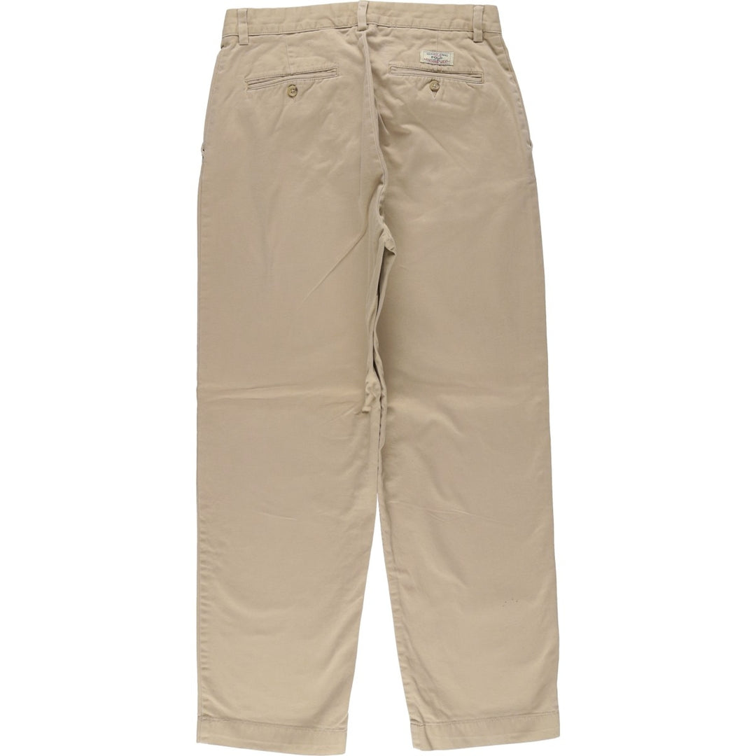 Ralph Lauren POLO by Ralph Lauren Men's Chino Pants, Size W30 cotton Beige type Vintage Second Hand
