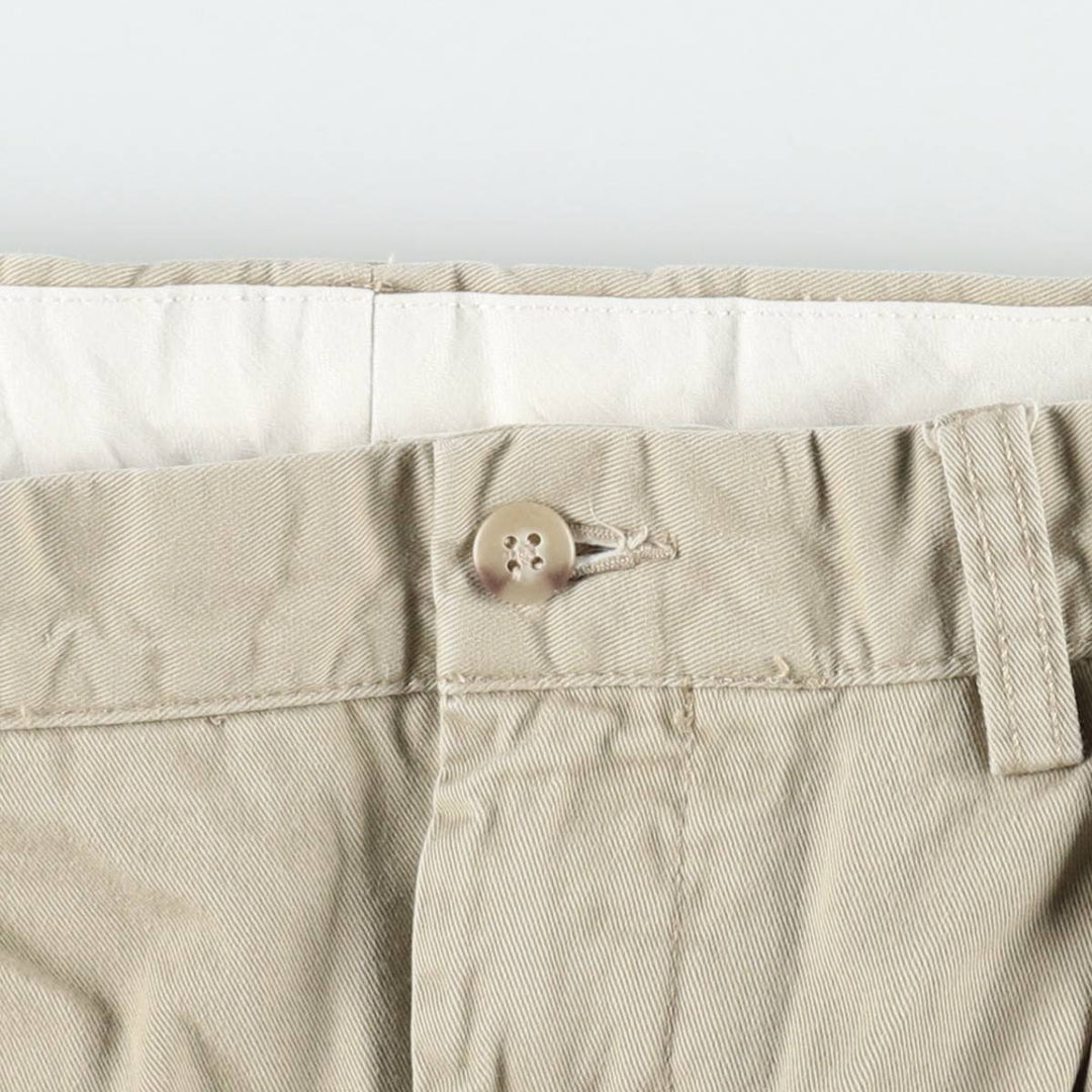 Ralph Lauren POLO by Ralph Lauren ETHAN PANT Two-pleat Chino Pants Men's Size W32 cotton Beige type Vintage Second Hand