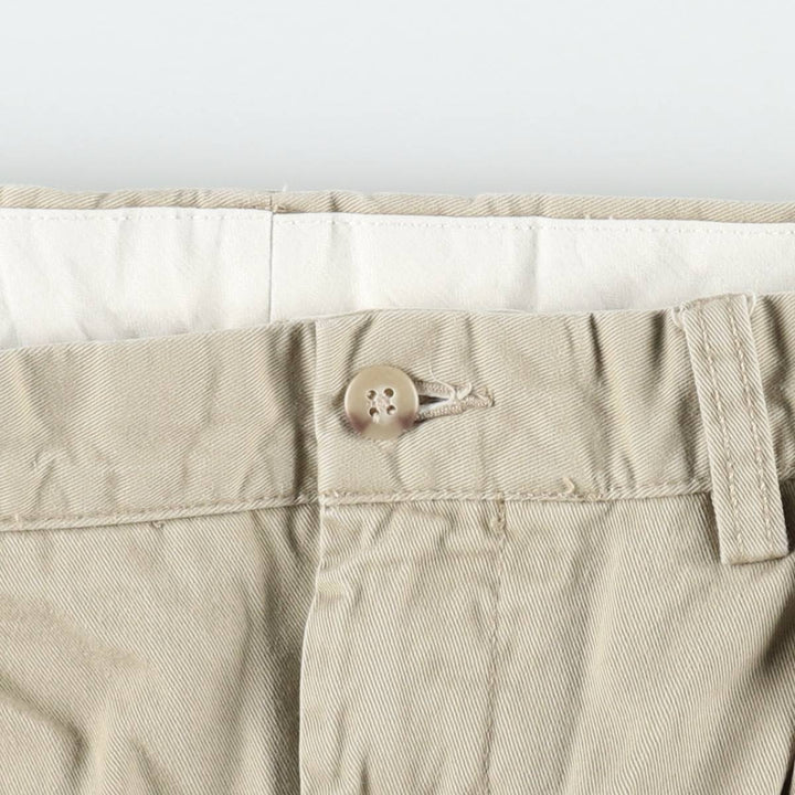 Ralph Lauren POLO by Ralph Lauren ETHAN PANT Two-pleat Chino Pants Men's Size W32 cotton Beige type Vintage Second Hand