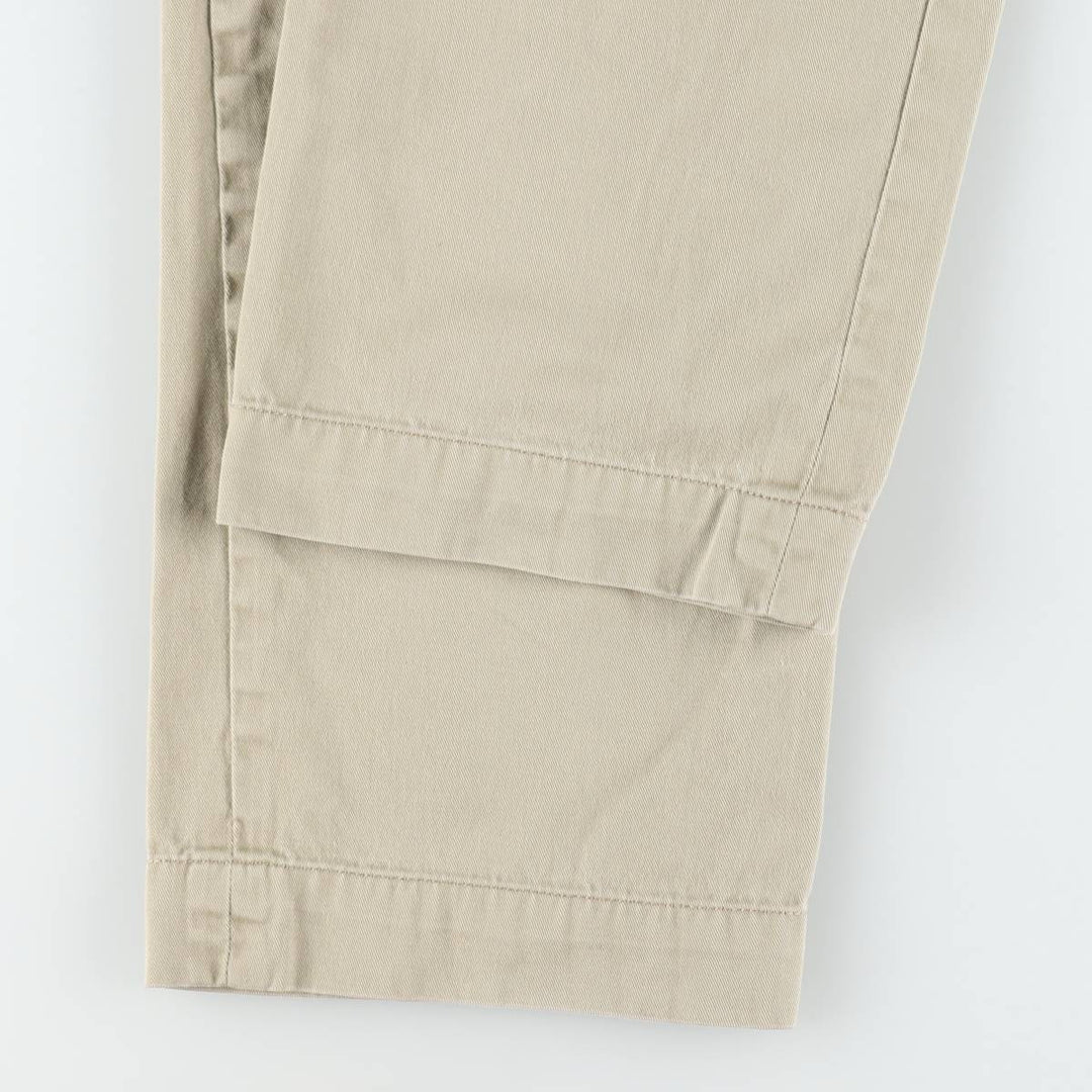 Ralph Lauren POLO by Ralph Lauren ETHAN PANT Two-pleat Chino Pants Men's Size W32 cotton Beige type Vintage Second Hand