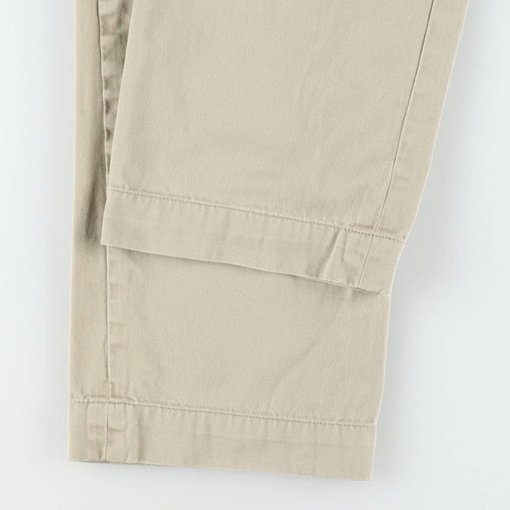 Ralph Lauren POLO by Ralph Lauren ETHAN PANT Two-pleat Chino Pants Men's Size W32 cotton Beige type Vintage Second Hand