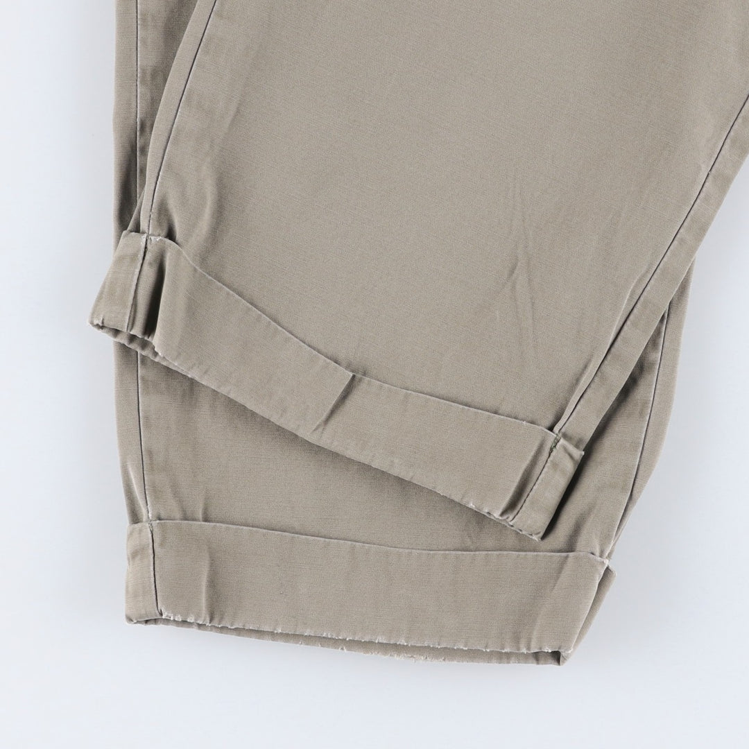 Ralph Lauren POLO by Ralph Lauren HAMMOND PANT, two-pleat chino pants, men's, W33 equivalent cotton gray type Vintage Second Hand