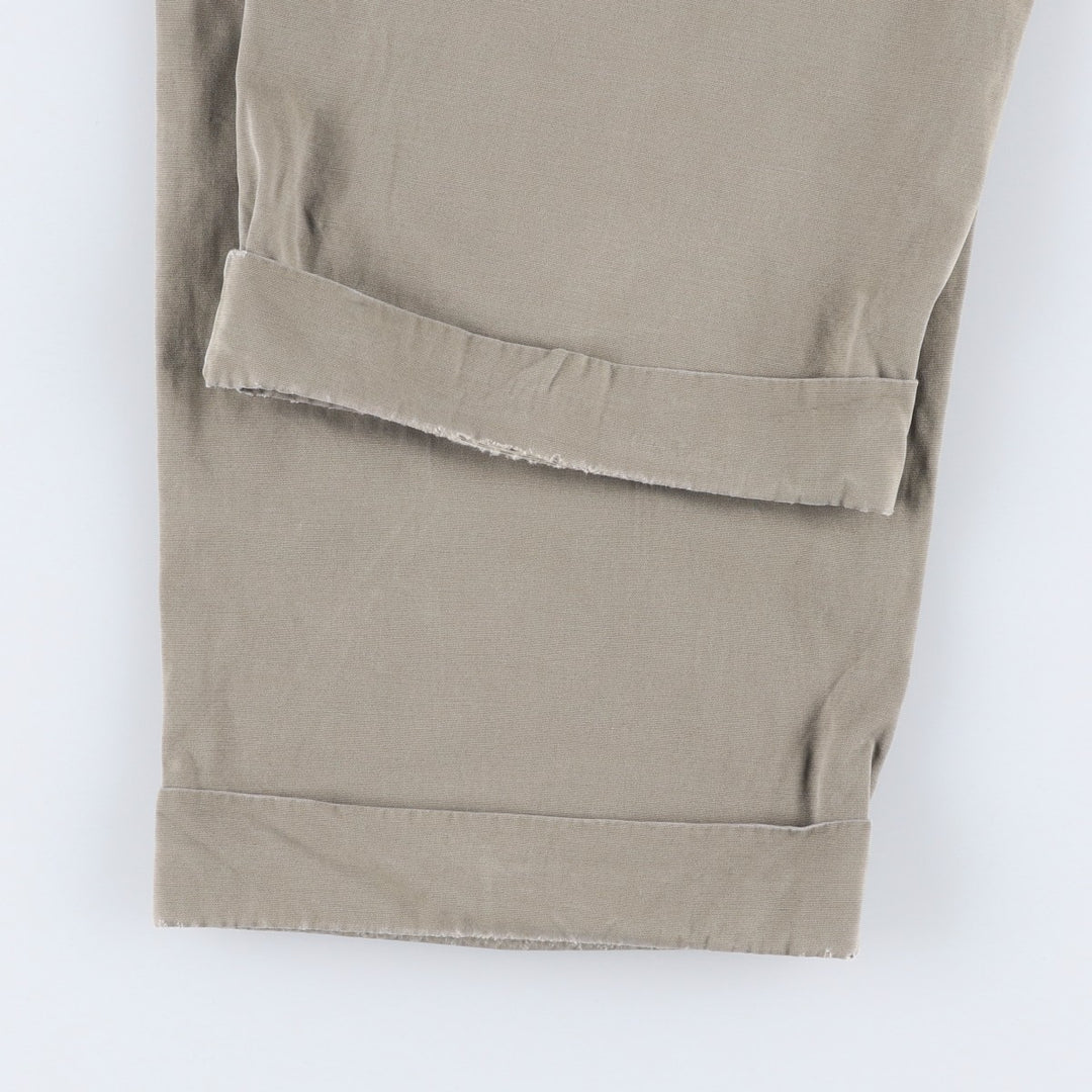 Ralph Lauren POLO by Ralph Lauren HAMMOND PANT, two-pleat chino pants, men's, W33 equivalent cotton gray type Vintage Second Hand