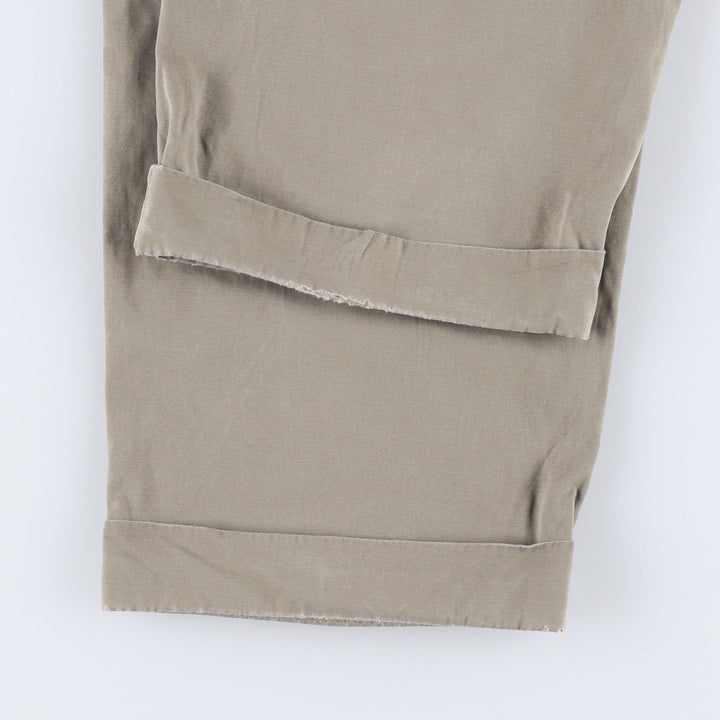 Ralph Lauren POLO by Ralph Lauren HAMMOND PANT, two-pleat chino pants, men's, W33 equivalent cotton gray type Vintage Second Hand