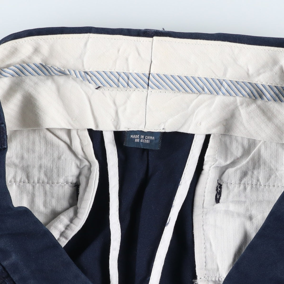 Ralph Lauren POLO by Ralph Lauren GI PANT Chino Pants, Men's W33 (approx.) cotton navy blue type Vintage Second Hand