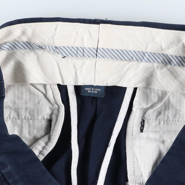 Ralph Lauren POLO by Ralph Lauren GI PANT Chino Pants, Men's W33 (approx.) cotton navy blue type Vintage Second Hand