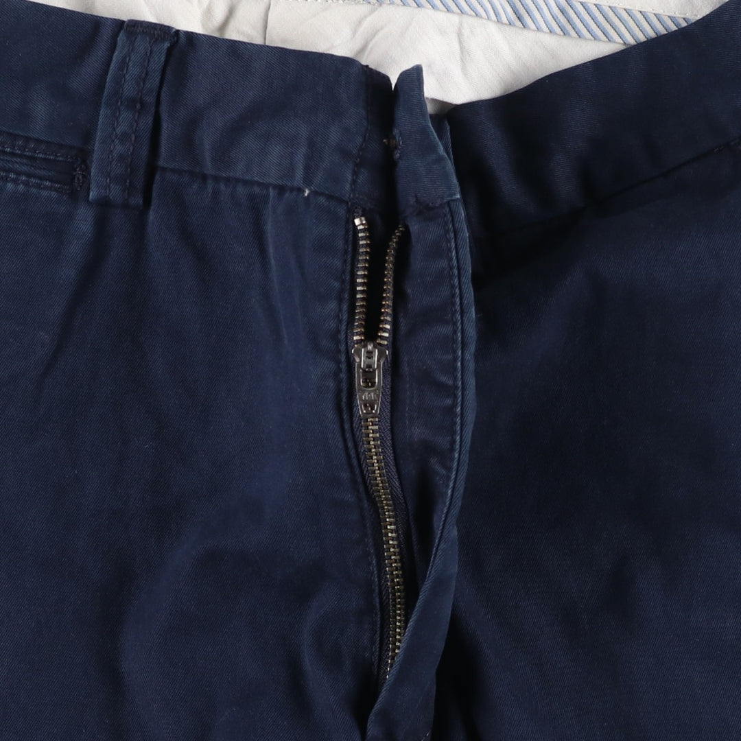 Ralph Lauren POLO by Ralph Lauren GI PANT Chino Pants, Men's W33 (approx.) cotton navy blue type Vintage Second Hand