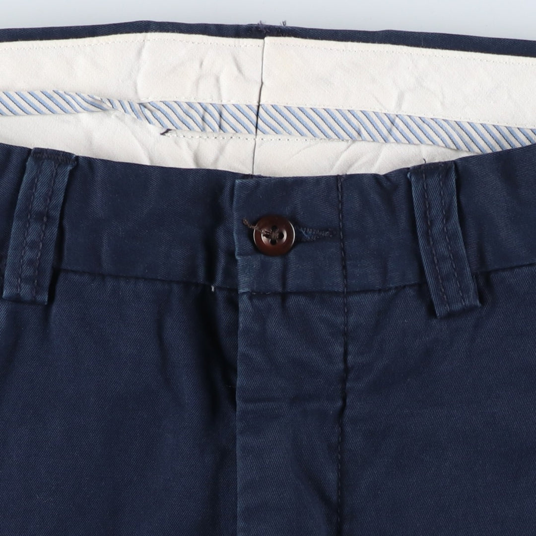 Ralph Lauren POLO by Ralph Lauren GI PANT Chino Pants, Men's W33 (approx.) cotton navy blue type Vintage Second Hand