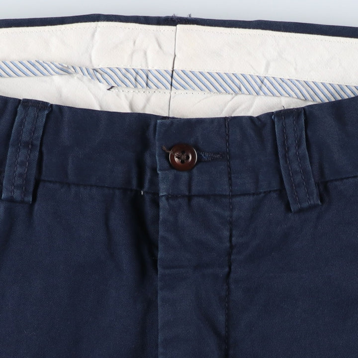 Ralph Lauren POLO by Ralph Lauren GI PANT Chino Pants, Men's W33 (approx.) cotton navy blue type Vintage Second Hand