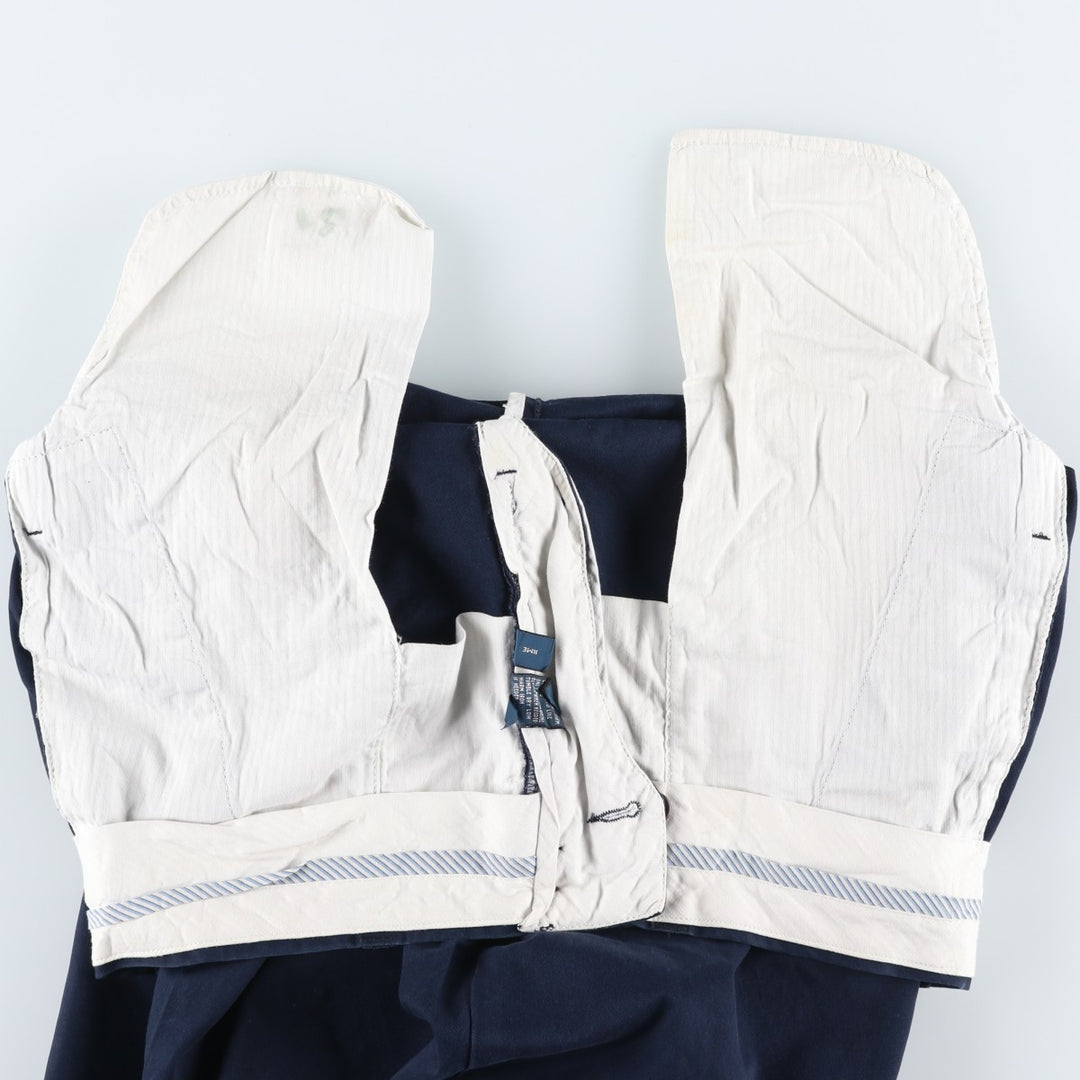 Ralph Lauren POLO by Ralph Lauren GI PANT Chino Pants, Men's W33 (approx.) cotton navy blue type Vintage Second Hand