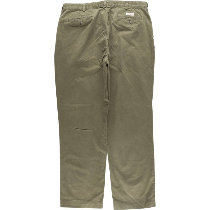 Ralph Lauren POLO by Ralph Lauren PROSPECT PANT chino pants, men's size W37 cotton Khaki type sage green Vintage Second Hand