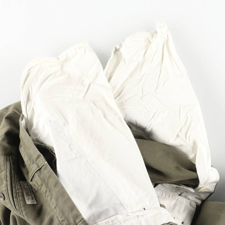 Ralph Lauren POLO by Ralph Lauren PROSPECT PANT chino pants, men's size W37 cotton Khaki type sage green Vintage Second Hand