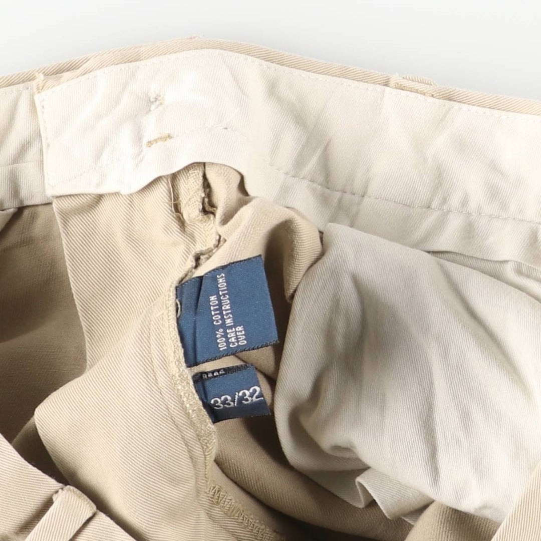 Ralph Lauren POLO by Ralph Lauren Chino Pants Men's W33 equivalent cotton Beige type Vintage Second Hand