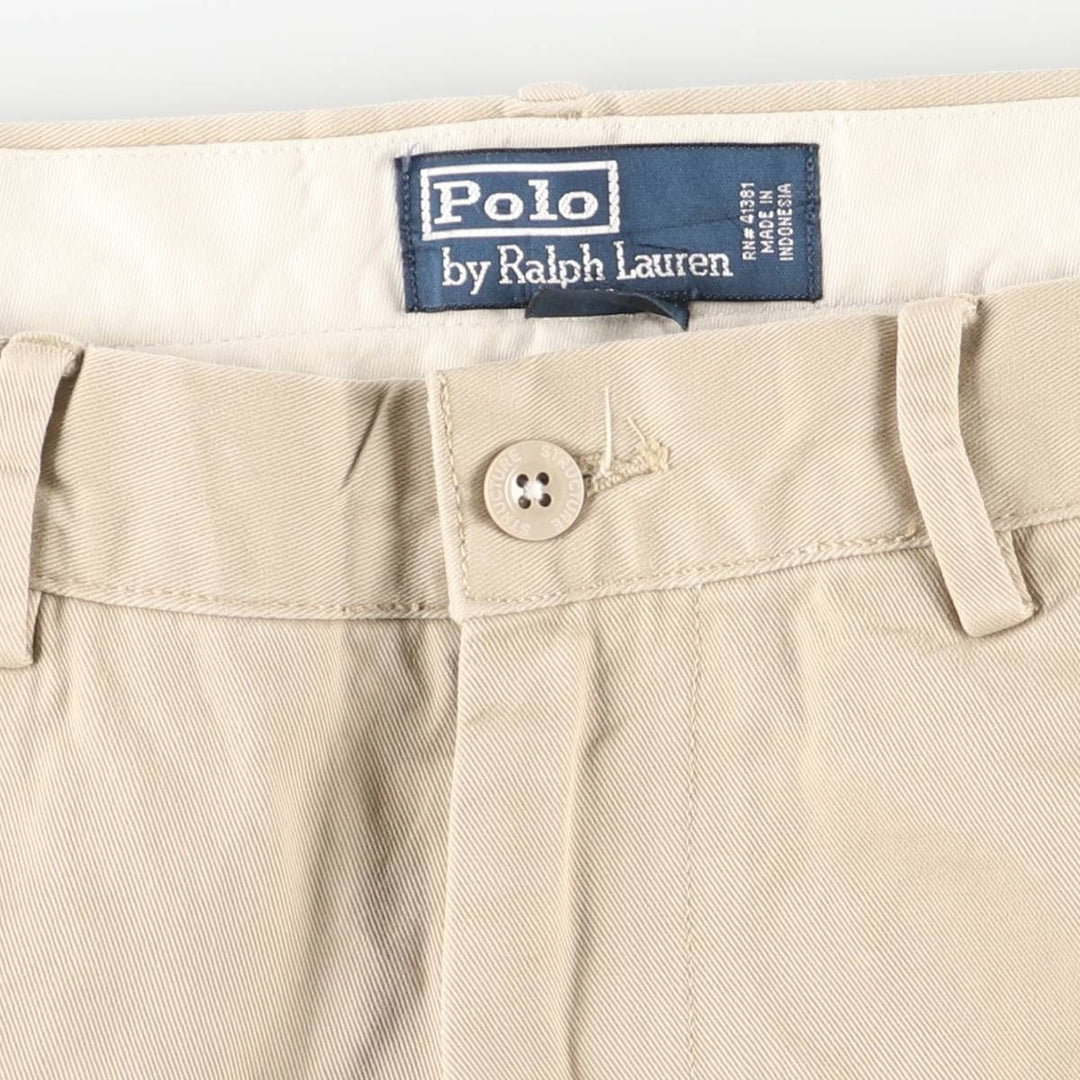 Ralph Lauren POLO by Ralph Lauren Chino Pants Men's W33 equivalent cotton Beige type Vintage Second Hand