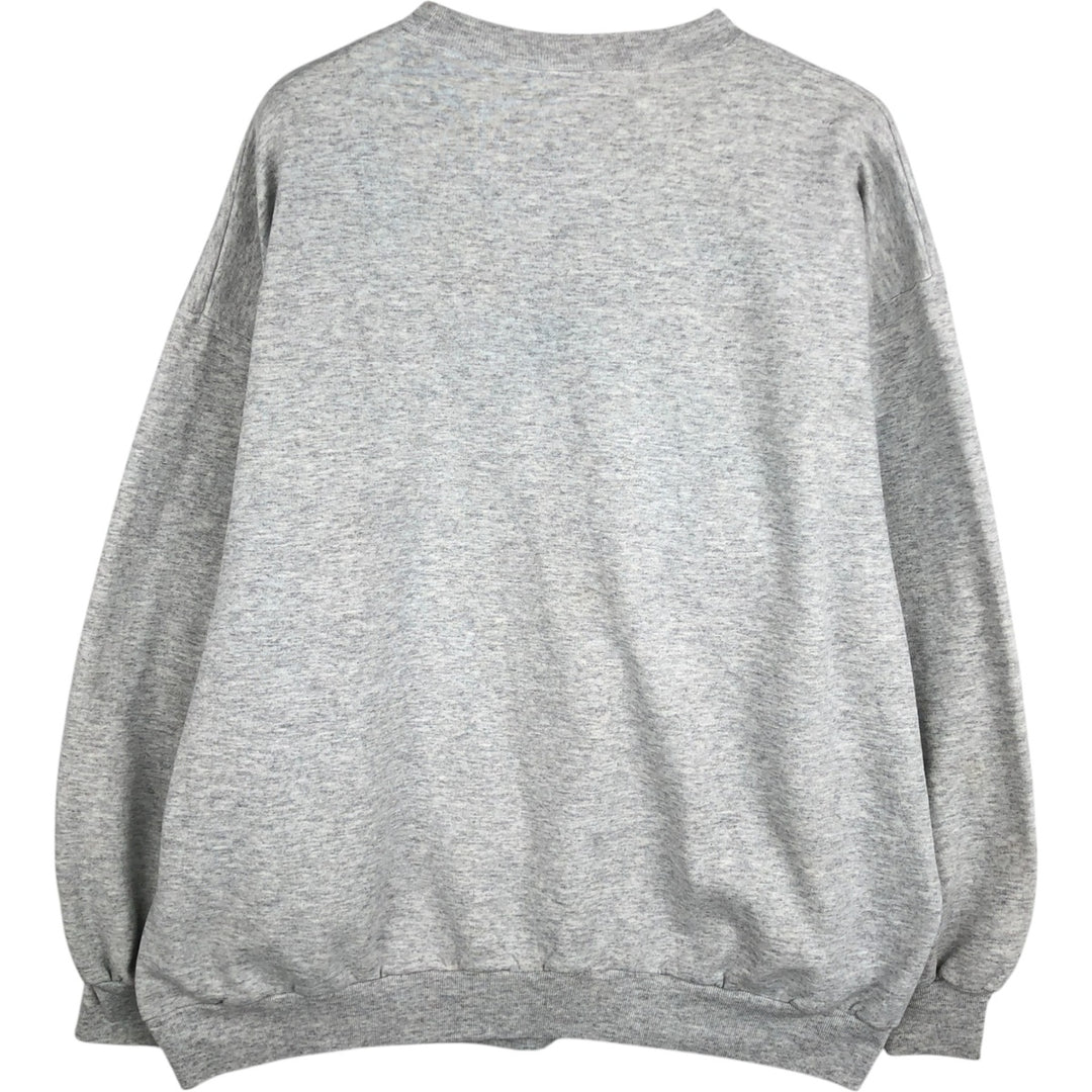 Big size 90'S Looney Tunes character sweatshirt/trainer, women's size XXXXL equivalent. cotton gray type Vintage Second Hand