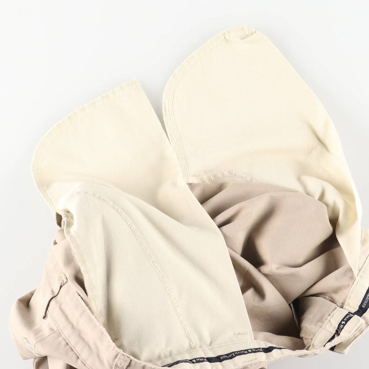 Ralph Lauren Polo Ralph Lauren Two-Pleat Chino Pants, Made in USA, Men's Size W36 (approx.) cotton Beige type Vintage Second Hand
